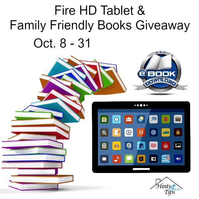 Fire HD Tablet and Family Friendly Books Giveaway ends 10-31