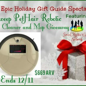 bObsweep PetHair Robotic Vacuum Cleaner and Mop Giveaway ends 12/11 @las930 @bObsweep #SMGN