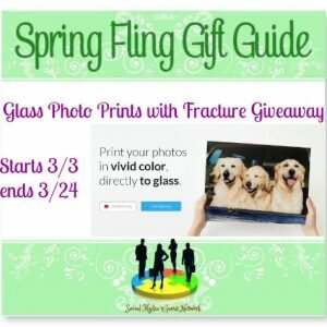Spring Fling Gift Guide Glass Photo Prints with Fracture Giveaway http://hintsandtipsblog.com