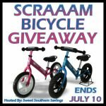 Summer's Here! SCRAAAM Balance Bike Giveaway https://hintsandtipsblog.com